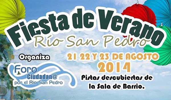 Fin de semana festivo para el Río San Pedro
