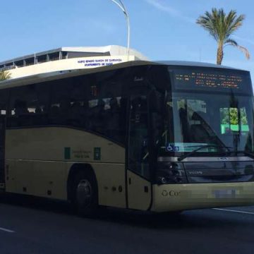 Autobús interurbano entre Cádiz y Puerto Real