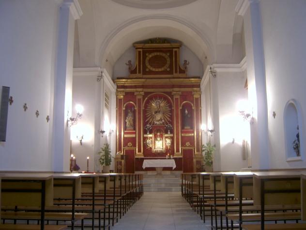 Interior de la Iglesia de La Victoria.