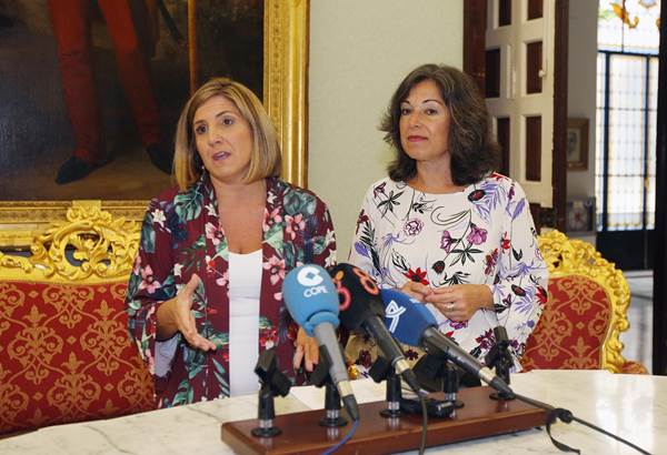 Irene García y Maribel Peinado, en rueda de prensa