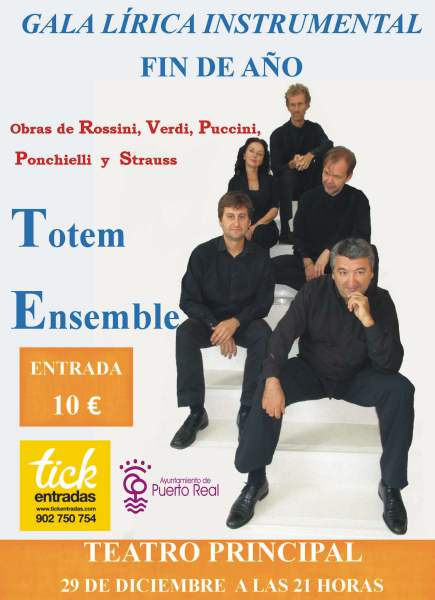 Cartel de Totem Ensemble para Fin de Año
