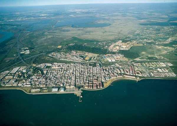 Imágen aérea de Puerto Real