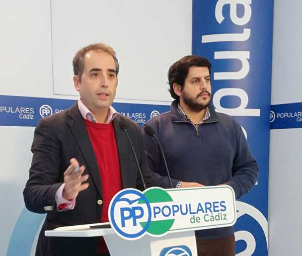 Antonio Saldaña (PP) en rueda de prensa