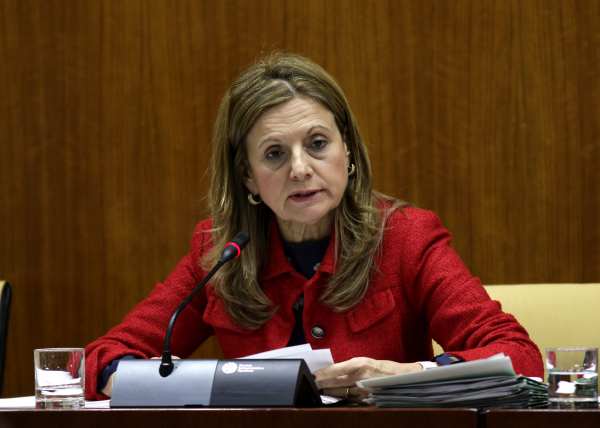 Marina Álvarez, Consejera de Salud de la Junta de Andalucía.