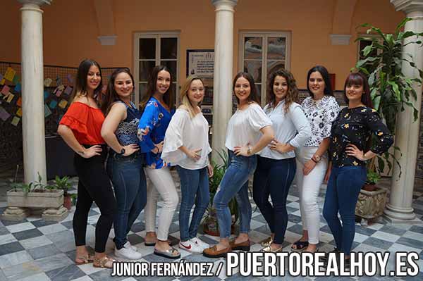 Las Damas de la Feria de Puerto Real 2018.