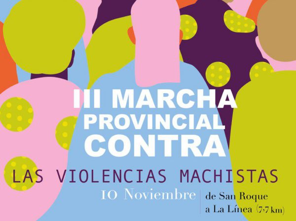 Cartel de la III Marcha Provincial contra las violencias machistas