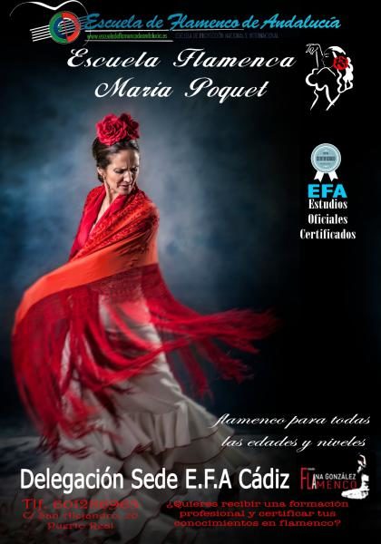 Escuela Flamenca de María Poquet en Puerto Real.