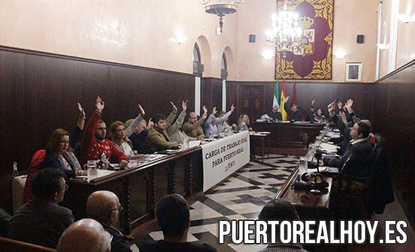 Pleno del Ayuntamiento de Puerto Real, Diciembre 2018.