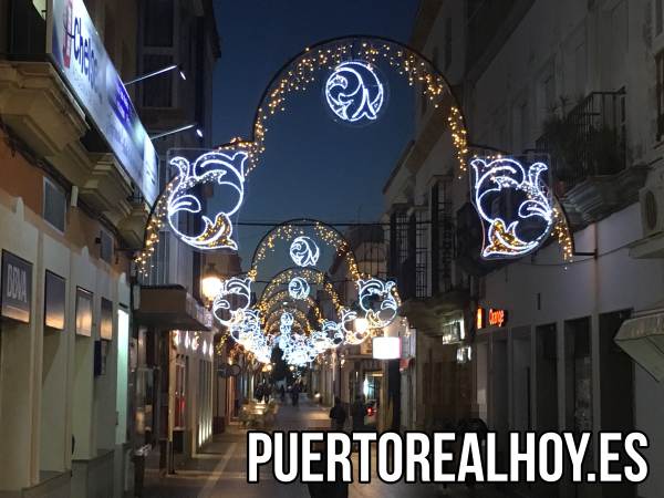 Alumbrado de Navidad en Puerto Real 2018.
