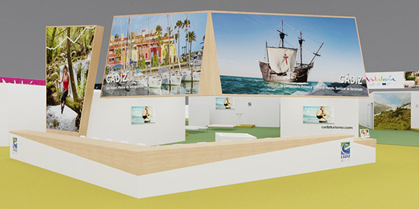 Stand de Cádiz en FITUR 2019.