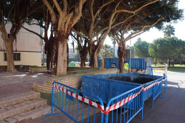 Comienzan los trabajos del plan PROFEA en la Plaza de Lazareto