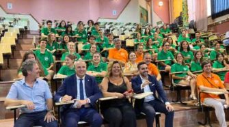 Ruiz-Boix y Amaya con los alumnos de "Cádiz, me suena".