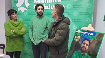 Antonio Gil junto a Teresa Rodríguez