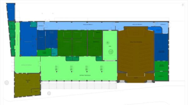 Plano de las Obras de mejora en el Cementerio de Puerto Real.