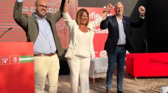 Elena Amaya, junto a Carlos Salguero y Juan Carlos Ruiz-Boix