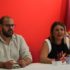 Carlos Salguero junto a Elena Amaya