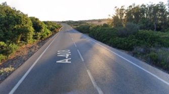 Carretera A-408 en su Km. 13