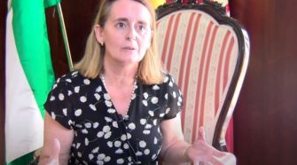 Aurora Salvador durante la entrevista a Puerto Real Hoy