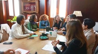 Reunión en la Alcaldía con los responsables del Servicio de Ayuda a Domicilio
