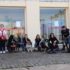 Miembros de Athisa a las puertas del CAM del Ayuntamiento de Puerto Real