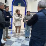 Visita de la Asociación Portorrealeña de Reyes Magos a la residencia de Asprodeme.