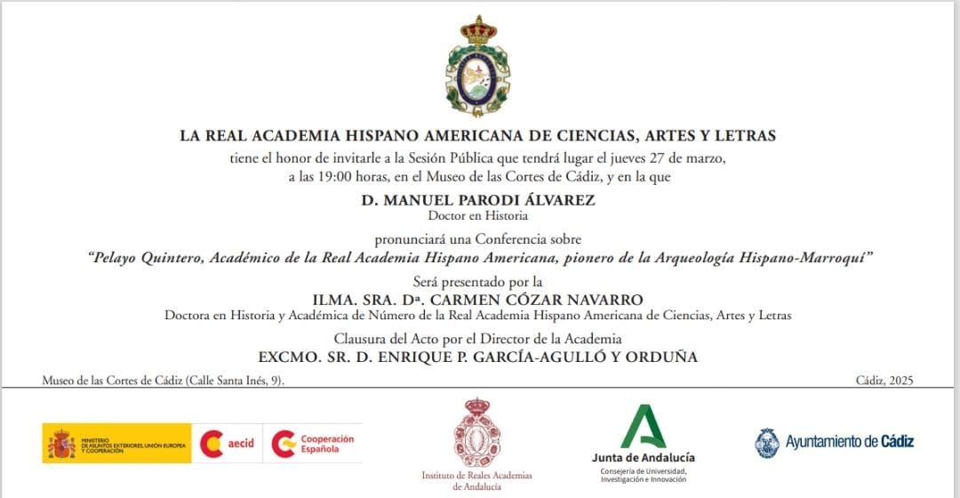 Conferencia de Manuel Parodi en el Museo de las Cortes de Cádiz.